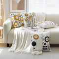 Amity Throw Pillow Cover Fashion Flower Pattern 45x45cm Seat Car Home Sofa Bed Decorative Pillowcase Embroidery Pillow Cover
