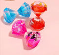Sequined Diamond Cartoon Floating Oil Droplets Flash Ball Hourglass Home Furnishings Decompression Oil Spill Children's Toys