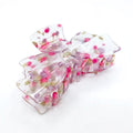 Sewingman B0693 Bow Knot Acetate French Barrettes Claw Banana Thick Hair Clips