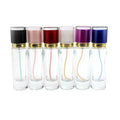 Wholesale Transparent Glass Perfume Bottle 30ml Screw ABS Lid Perfume Bottle