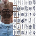 Wholesale Temporary Custom Waterproof Paper Tattoo Stickers New Designs for Men Women Semi Permanent Printing Application Body