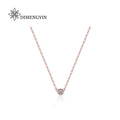 Fine Fashion Jewelry Charm D Color VVs1 D Color Moissanite Diamond Necklace 925 Sterling Silver Pendant for Women Gifts
