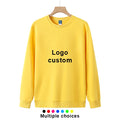 Custom Hoodie Men Cotton Men Crew Neck Sweatshirts Blank Pullover Oversized Hoodieplain Terry Jumper Men's Hoodies Sweatshirt