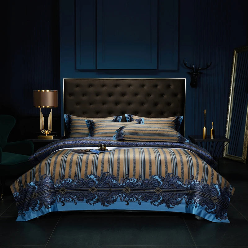 2025 New High-end Plush Cotton 100S Digital Printed Bedding Series