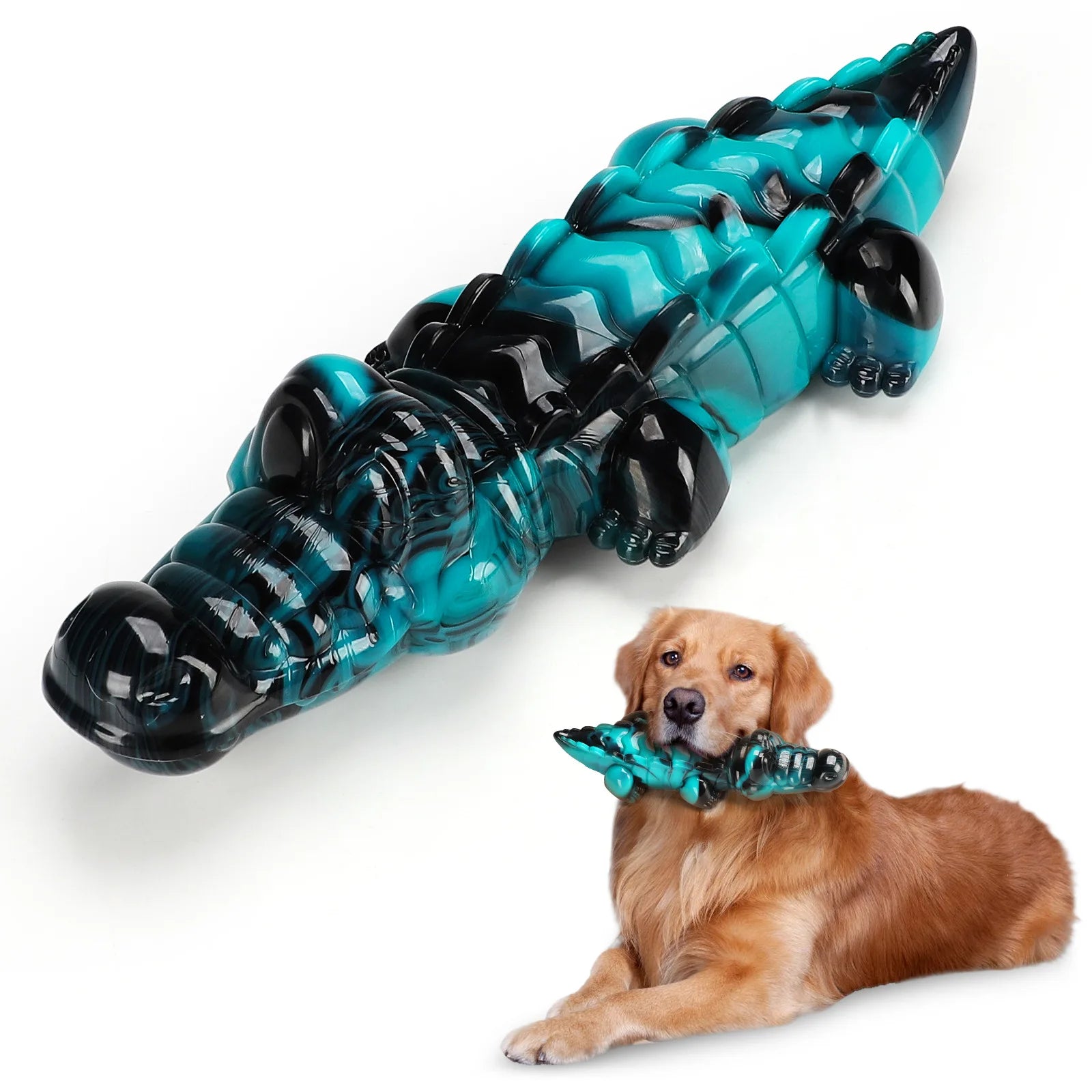 German Shepherd Golden Retriever Robust Chew Proof Alligator Dog Toy