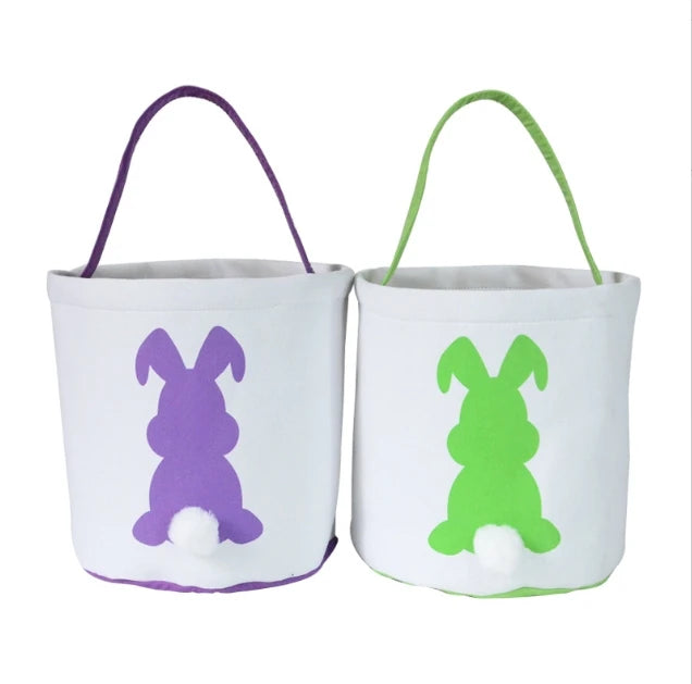 2025 New Easter Decorations Basket Easter Handheld Gift Bag Candy Gift Bag Easter Egg Tote