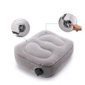Ergonomic Travel Inflatable Airplane Leg Rest Foot Rest Pillow Cushion