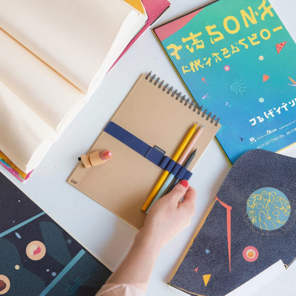 YY Elastic Pen Holder Book Band Journal Notebook Elastic Book Belt A5 Elastic Pen Loop With Pencil Loop