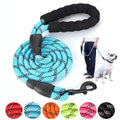 Comfortable Padded Handle Dog Leash with Strong Nylon Reflective Material Solid Pattern Training Safety Rope by Manufacturer