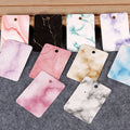 Marble Color Fashion Earring Necklace Packaging Jewelry Kraft & Coated Paper Greeting Cards Color Printed Ready to Ship