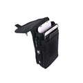 Hot Selling Unisex Outdoor Running Waist Bag Black Polyester Waterproof Zipper Closure Small Size Geometric for Phone Storage