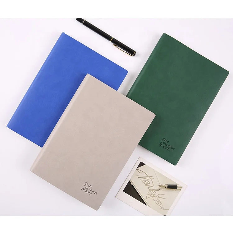 2026 Simple Design Handmade A5 Journal Agenda School Stationery Notebook Hard Cover Colorful Soft Cover Notebook Planner Note