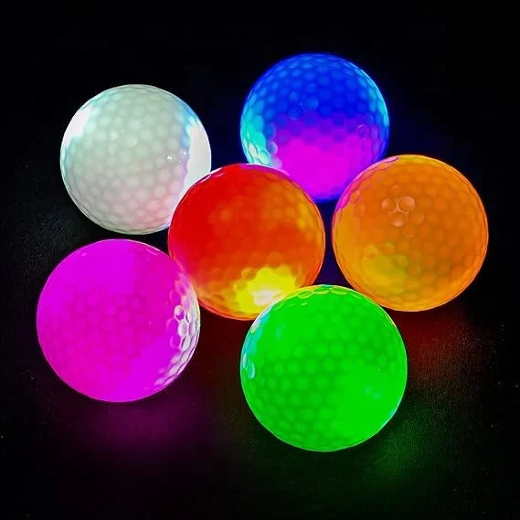 Wholesale Custom Luminous Golf Balls with LED Lighting Bulk Pack for Golf Range Balls and Party Novelties for Ramadan