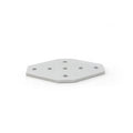 6085 7 Hole Cross Joining Plate 2020 Wall Shelf Bracket  Machine Connector 20 30 40 45  for Aluminum Profile