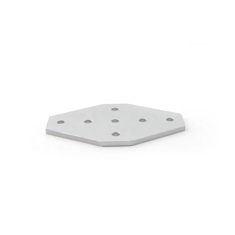6085 7 Hole Cross Joining Plate 2020 Wall Shelf Bracket  Machine Connector 20 30 40 45  for Aluminum Profile
