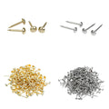 Iron Decorative Nails for Crafts Rust-proof Gold-plated Furniture Tacks Vintage Bronze Nails Nickel-free Decorative Studs Rivets