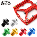 MUQZI Bicycle Pedal Bolts Screws M4 Aluminum Alloy Fixed Stud Anti-Slip Screws MTB Road Bike Pedal Screws
