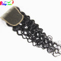 Women Beauty Italian Curly Hair Lace Closure MOQ 1 Piece Pre Plucked Hairline Bleached Knots Peruvian Human Hair Lace HD Closure