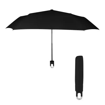 Custom Umbrella Printing High Density 3 Folding Perzonalized Umbrella Manufacturers Free Design Hook Handle Umbrella