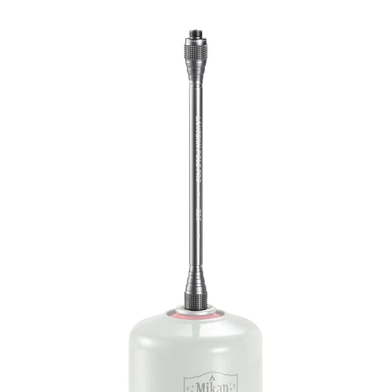 Campingmoon 23cm Gas Cartridge Tank Cylinder Gas Lamp and Gas Torch Lengthening Extent Pole
