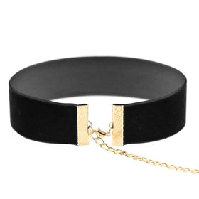 AA01499 Black White Pink Rose Lady Girl Short Velvet Cloth Collar Statement Choker Necklace Women Jewelry Accessories
