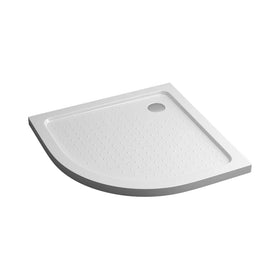 Wetroom Shower Tray White Color ABS Material Sector Shape Shower Enclosure Shower Tray Panel