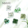 Fancy Intense Greyish Green Lab Diamonds Wholesale CVD HPHT Color Lab Grown Diamond With IGI Certificate