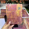 Wholesale Factory Polished Gemstone Cherry Creak Jasper Slice Natural Crystals Stones Slab for Healing