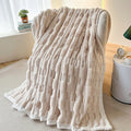 Wholesale Single Layer Blankets & Throws Super Soft Blankets for Winter Rabbit Faux Fur Throw Blanket