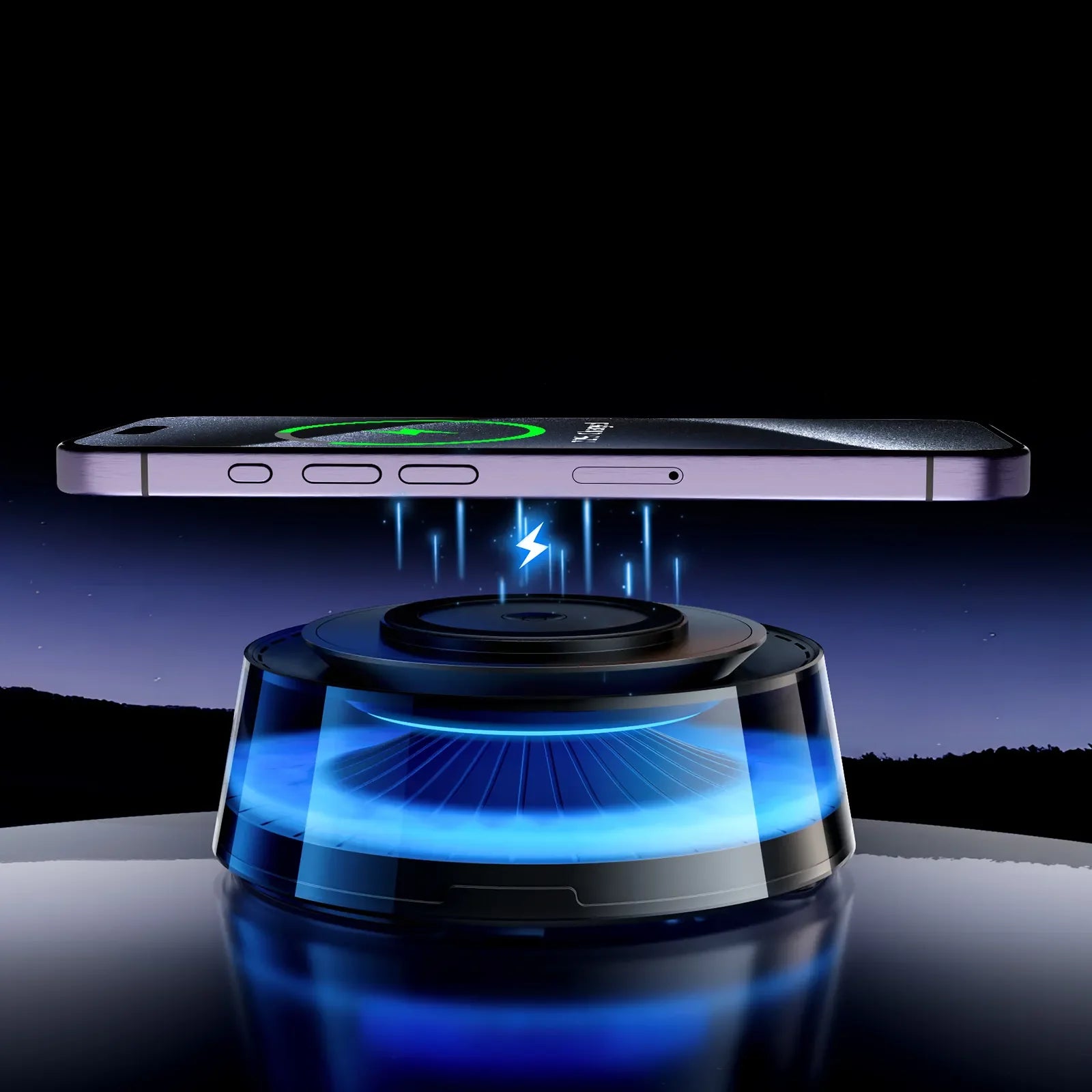 New Design US Patent Wireless Charging Aromatherapy Battery Air Refreshner Waterless Landscape Home Car Aroma Diffuser Machine
