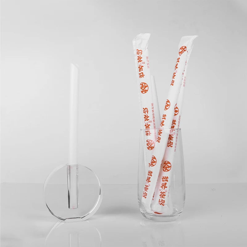 220mm Giant Individually Wrapped PLA Straw - 13.5mm Diameter Large Bubble Boba Straws