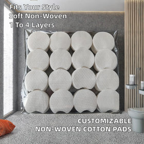 90g Strong Liquid Absorptive Viscose Fiber Non Woven Toner Pad