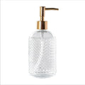 330ml 400ml Empty Lotion Glass Bottle With Pump Lid for Liquid Soap Shampoo Hair Conditioner Shower Gel