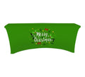 6ft Spandex Table Cover Trade Show Advertising Sublimation Custom Logo Print Fitted Stretch Table Cover Table Cloth