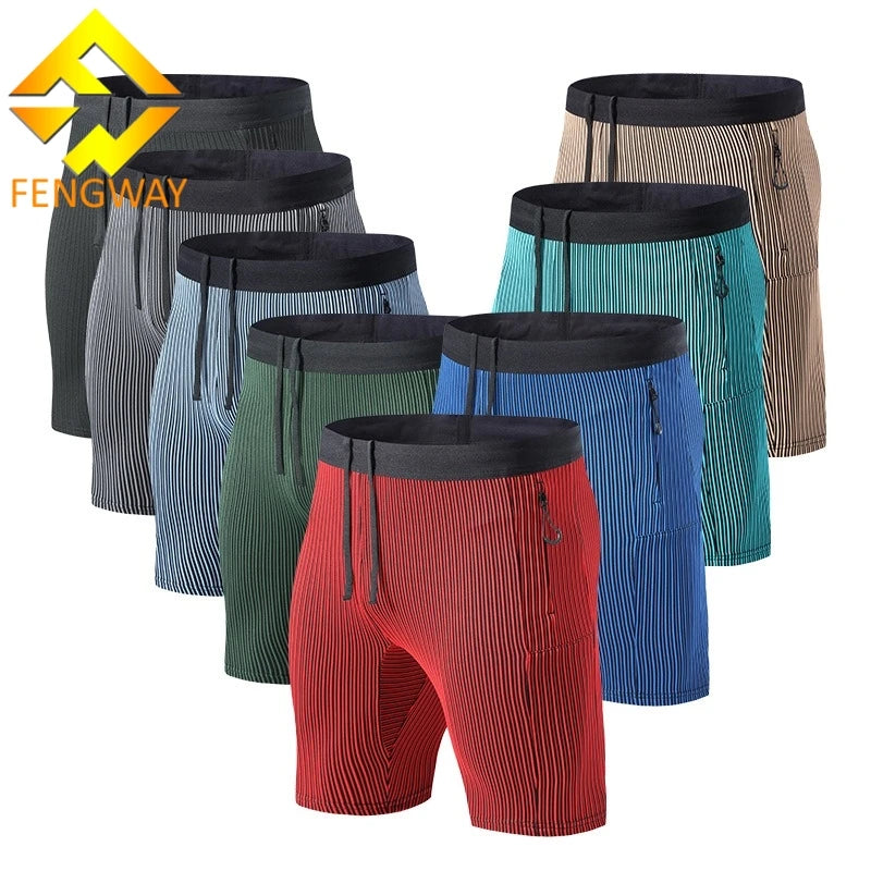 Wholesale Men's Casual Quick Dry Five Quarter Pants Mid Track Field Basketball Shorts for Outdoor Marathon Sports Fitness