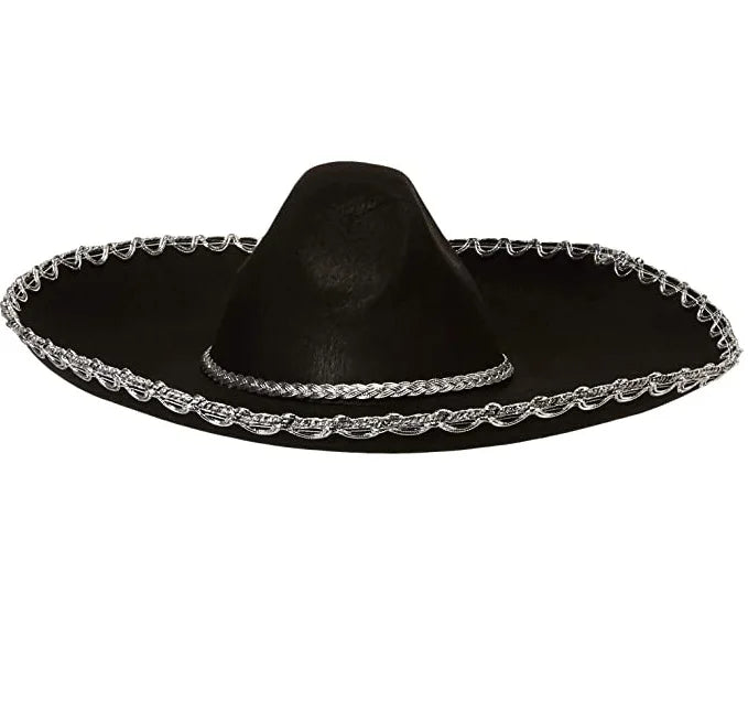 Adult Mexican Sombrero Mariachi Charro Hat Oversized Costume Hat