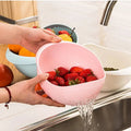 Sieves and Strainers Rice Washing Bowl Pulses Fruits Vegetable Noodles Pasta Washing Bowl Strainer Rice Drain Basket