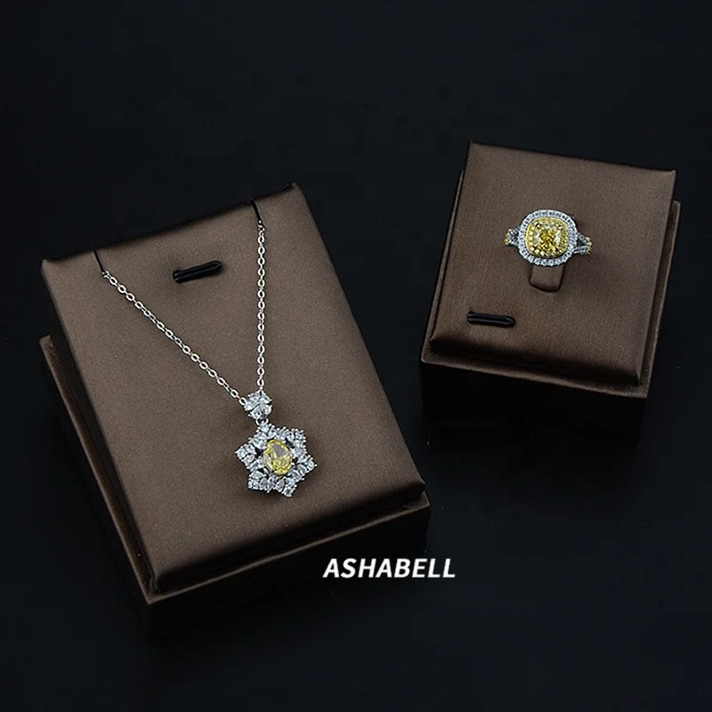 Wholesale Luxury Wedding Jewelry Set Zircon 925 Silver Fashion Jewelry Sets