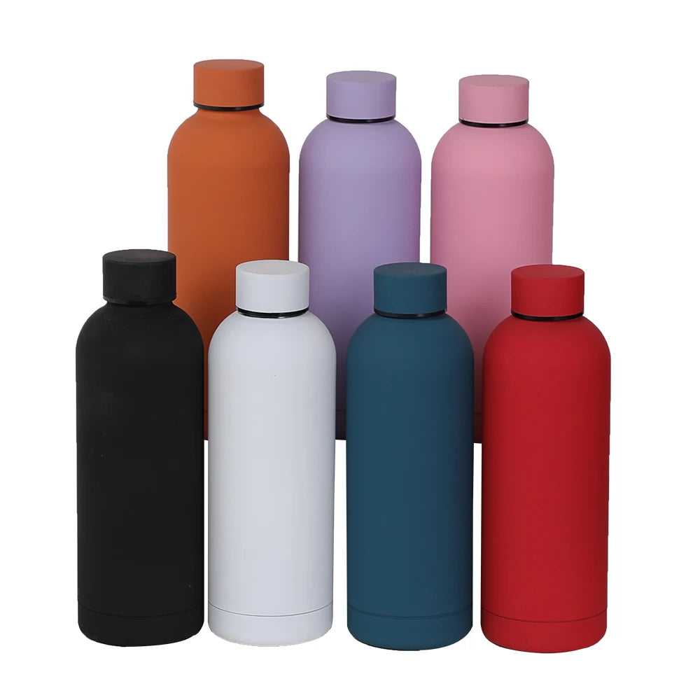 BPA Free 350ml 500ml 700ml Stainless Steel Thermo Flask Vacuum Insulated Drink Bottle Gym Water Thermo Bottle