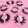 Vegan Mink Eyelashes Vendor Wholesale Private Label Dramatic Faux Mink Thick Long 8D 5D 3D Fluffy Wispy Vegan Faux Lashes