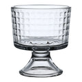 Modern Design Style Transparent Clear Milkshake Glass Cup Dessert Ice Cream Glass Bowl