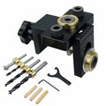 3 In1 Straight Hole Locator Customizable Woodworking Log Tenon Tools Drill Locator Drill Locator