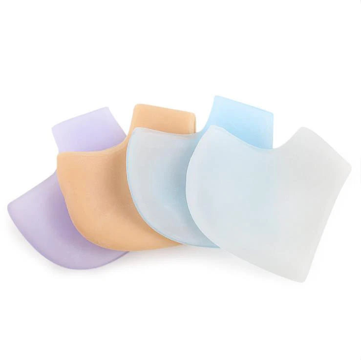 Hot Selling Foot Care Silicone Gel Whitening and Moisture Crack Breathable Gel Heel Protector Sock Gel Heel Sleeve