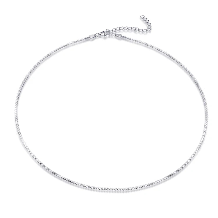 Kirin Non-Tarnish Hypoallergenic Gold Plated 925 Silver Link Chain Trendy Wedding Engagement Gift Fashion Jewelry Necklace