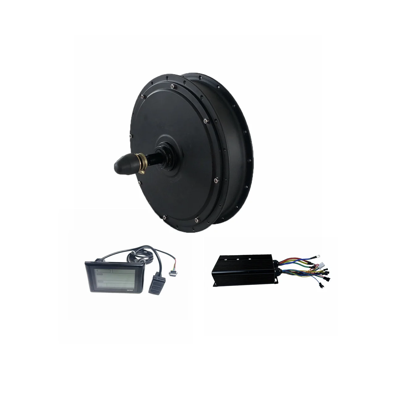 Factory Direct Mountain Ebike Full Size 60V/72V/84V 5000W Motor Kits With Controller and SW900 Display