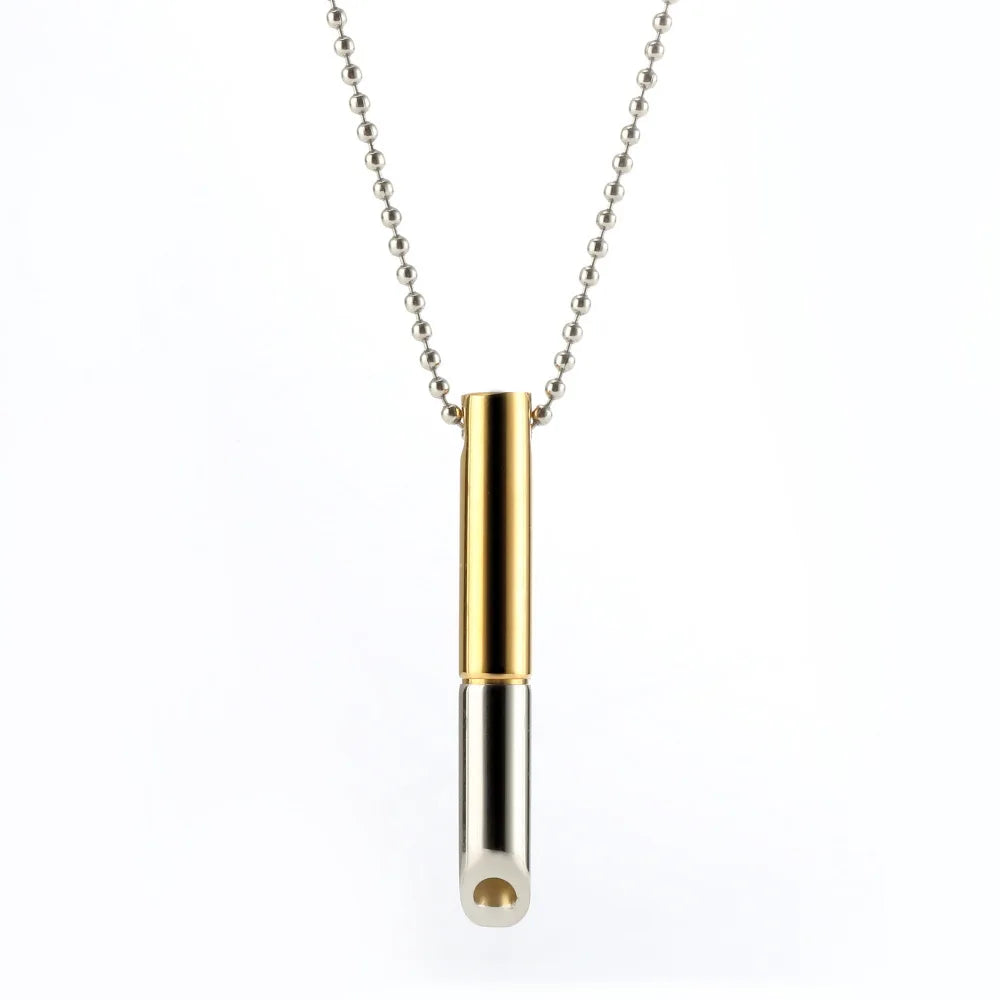 Anxiety Necklace Mindful Breathing Necklace Meditation Accessories for Stress and Relaxation Stress Relief Gifts for Woman Man