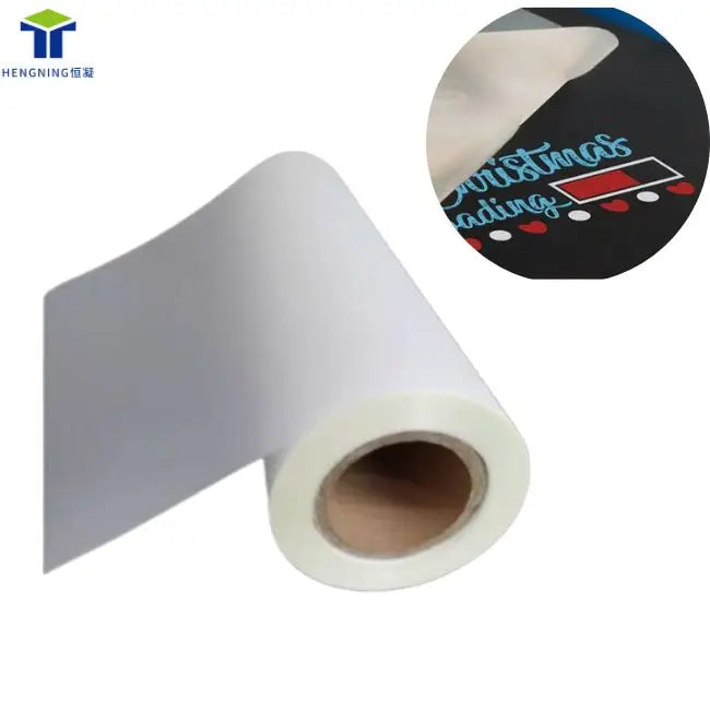 Transparent DTF Pet Film Sheet or Roll for High Temperature Heat Transfer Printing 30cm for Clothing Application