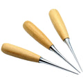 Sewing Cone Tools Leather Craft Drilling Tools Tent Sewing Shoes Repair Tools Wooden Handle Hand Stitcher