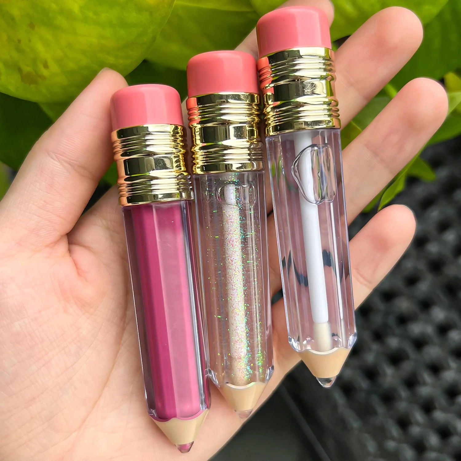 Wholesale Waterproof Lipgloss Neutral Lip Gloss Pencil Lip Glaze Fruit Lip Plumper Gloss