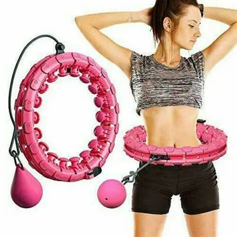 Plastic Foldable Home Use Eco Friendly Pilates Smart Digital Weighted Fitness Circle